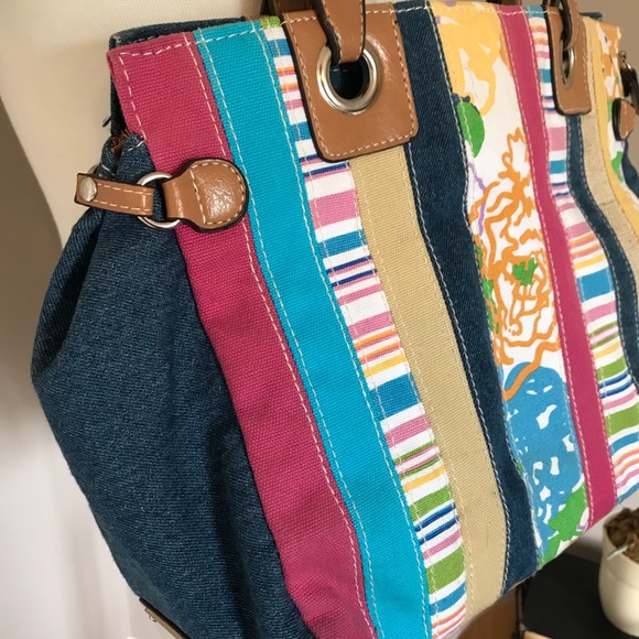 Rosetti denim striped purse - Picture 3 of 8